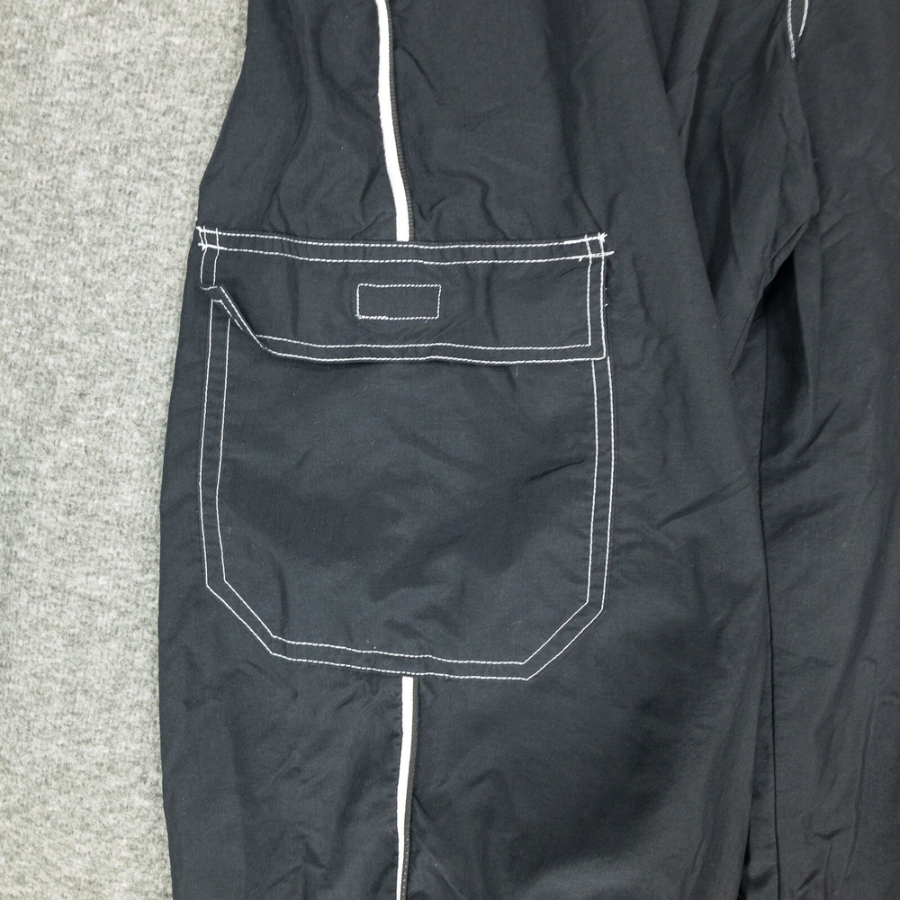 BNCI Boundless North Clothing Black Cargo Pants Womens L Straight Leg High Rise - Picture 6 of 14